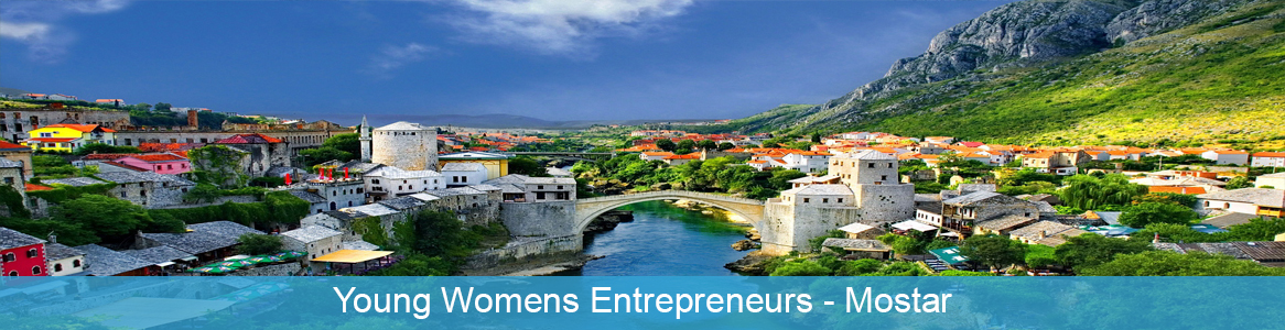 Tréning Young Womens Entrepreneurs v Mostar, Bosna a Hercegovina
